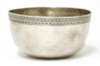 Lot 1016 - A Thai silver bowl