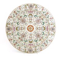 Lot 1151 - A Chinese famille rose plate