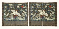 Lot 1307 - A pair of Chinese kesi rank badges
