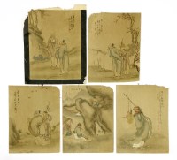 Lot 1497 - Five Chinese paintings