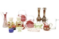 Lot 404 - Victorian and Edwardian coloured glassware
