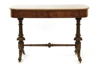 Lot 528 - A Victorian walnut table