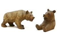 Lot 222A - A Blackforest wood bear