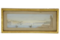 Lot 263A - A painting of the Grand harbour of Veletta