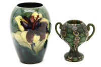 Lot 222 - A modern Moorcroft pansy vase