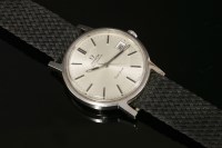 Lot 538 - A gentlemen's stainless steel Omega Automatic Genève wristwatch