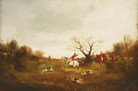 Lot 16 - Philip Rideout (1850-1920)
A PAIR OF HUNTING SCENES
Signed and dated 1891