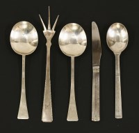 Lot 528 - A pair of silver spoons
