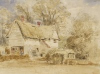 Lot 475 - David Cox OWS (1783-1859) 
A COTTAGE AT STRATFORD