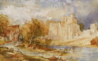 Lot 454 - Thomas Allom RA (1804-1872) 
BROUGHAM CASTLE
Signed l.l. and inscribed with title l.r.