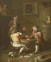 Lot 462 - Manner of David Teniers the Younger
PEASANTS DRINKING;
PLAYING CARDS
A pair