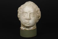 Lot 211 - A marble Roman? head of a lady