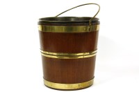 Lot 248 - A mahogany and brass mounted bucket