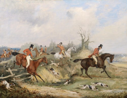 Lot 8 - Henry Alken Snr (1785-1851)
THE KILL;
ON THE SCENT
The first signed l.l.