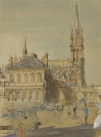 Lot 479 - John Ward RA (1917-2008)
'NANCY - FRANCE'
Signed and dated '78 l.r.