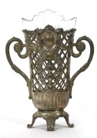 Lot 173 - A W.M.F silver plated vase