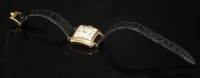 Lot 523 - A ladies' 18ct rose gold Rolex mechanical strap watch
