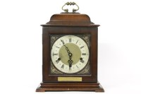 Lot 321 - Three train mantel clock