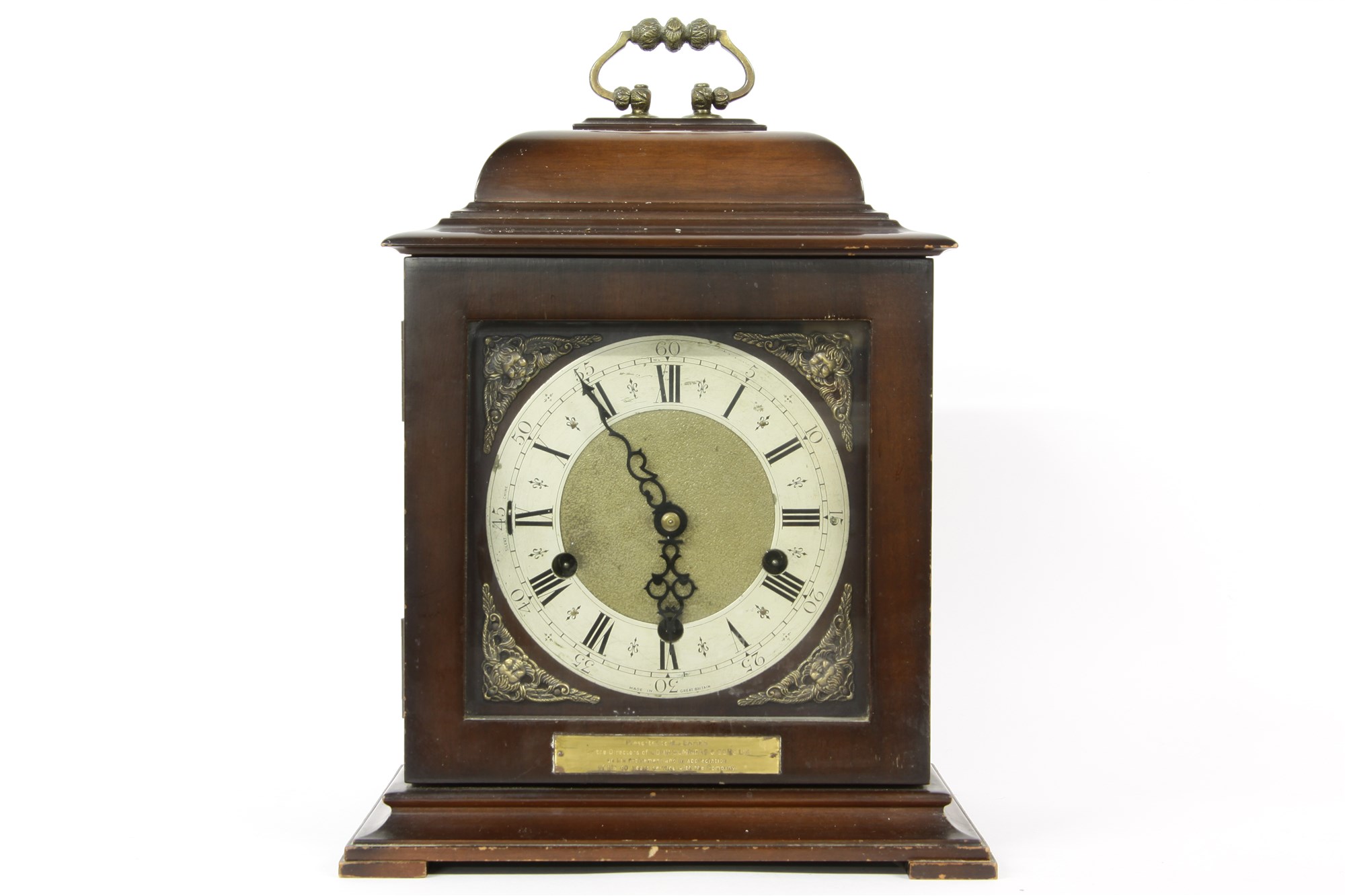 Lot 321 - Three train mantel clock