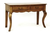 Lot 606 - A French Provincial cherry wood dresser base