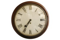 Lot 326 - A 19th century mahogany wall clock