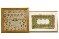 Lot 417 - A 19th century Dutch sampler