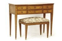 Lot 603 - A French kingwood dressing table