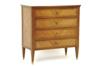 Lot 501 - Commode chest of four drawers