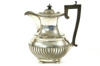 Lot 178 - A silver coffee pot