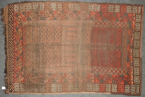 Lot 497 - A large hand knotted Bokhara rug