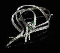 Lot 249 - An 18ct white gold