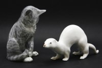 Lot 389 - A Royal Copenhagen stoat