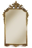 Lot 607A - A George III style gilt wall mirror