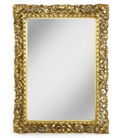 Lot 554A - A 19th century gilt gesso framed wall mirror