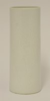 Lot 1076 - A Chinese white-glazed brush pot