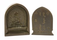 Lot 1507 - A Chinese bronze plaque mould