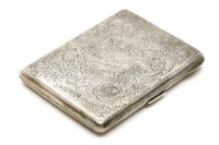 Lot 103 - A Victorian silver cigarette case