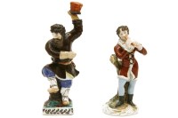 Lot 254 - Two Russian ceramic figures