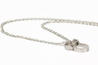 Lot 34 - A 18ct white gold Cartier Love necklace