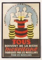 Lot 659 - Two Mosellane Beer posters