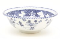 Lot 243 - An 18th century Chinese blue and white porcelain bowl