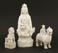 Lot 1134 - A group of Chinese blanc de Chine
