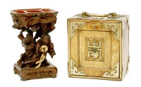 Lot 1473 - A Chinese wooden box
