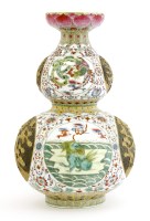 Lot 1153 - A Chinese famille rose vase