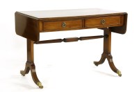 Lot 963 - A mahogany sofa table