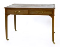 Lot 978 - A George lll mahogany writing table