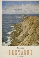 Lot 562 - Three French travel posters
BRETAGNE 'LA POINTE' DU RAZ;
RIVIERA COTE D'AZUR