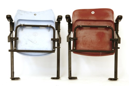 Lot 1122 - Two metal and plastic folding chairs
