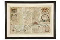 Lot 847 - A large map of Middlesex