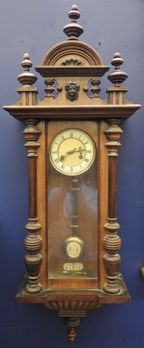 Lot 783 - A 'Vienna Regulator' wall clock
